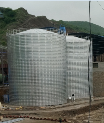 称多粮食钢板仓的安装全过程不用热焊接